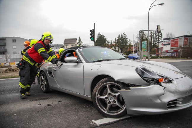 	Unfall bei Abbiegevorgang in einem Kreuzungsbereich der Wiener Straße in Marchtrenk