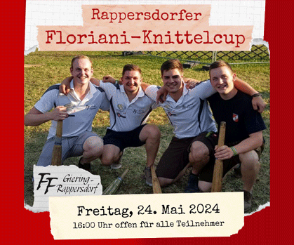 Floriani-Knittelcup und Feieralarm - Feuerwehr Giering-Rappersdorf