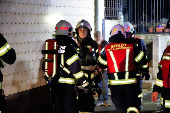 Drei Feuerwehren bei Kaminbrand in Ried in der Riedmark im Einsatz