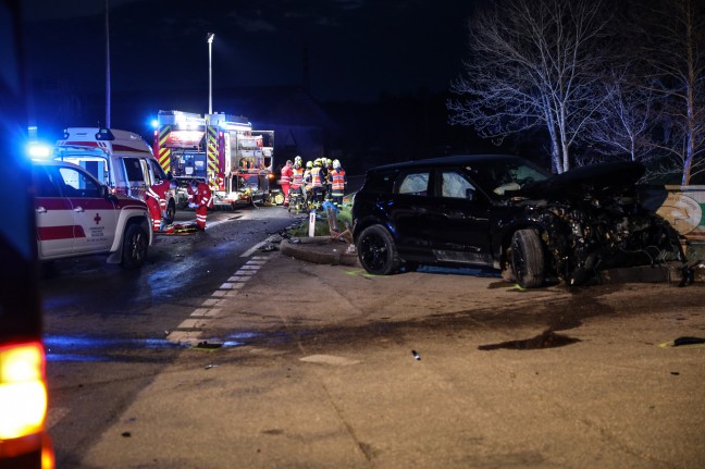Ein Todesopfer bei schwerem Crash in Gunskirchen