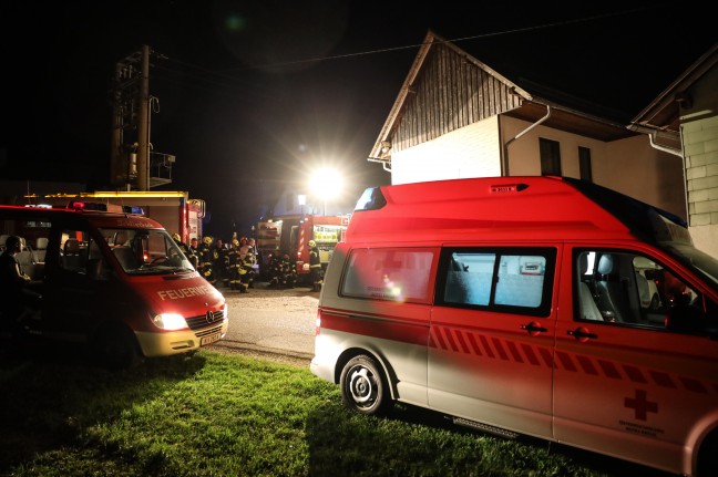 Brand im Bereich eines Saunaraumes in einem Wohnhaus in Schlierbach