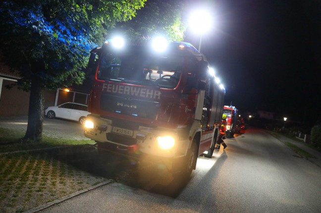 Drei Feuerwehren bei angebranntem Kochgut in einer Wohnung in Wartberg an der Krems im Einsatz