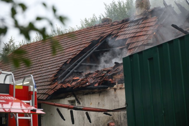 Brand eines abgelegeneren Wohnhauses in Pfarrkirchen bei Bad Hall