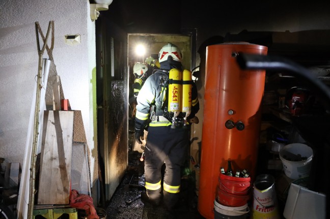 Brand im Heizraum eines Wohnhauses in Adlwang