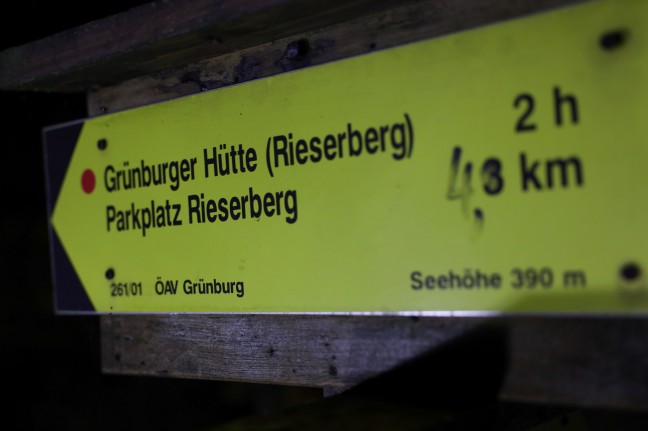 Einsatzkräfte zu Suchaktion am Rieserberg in Steinbach an der Steyr alarmiert