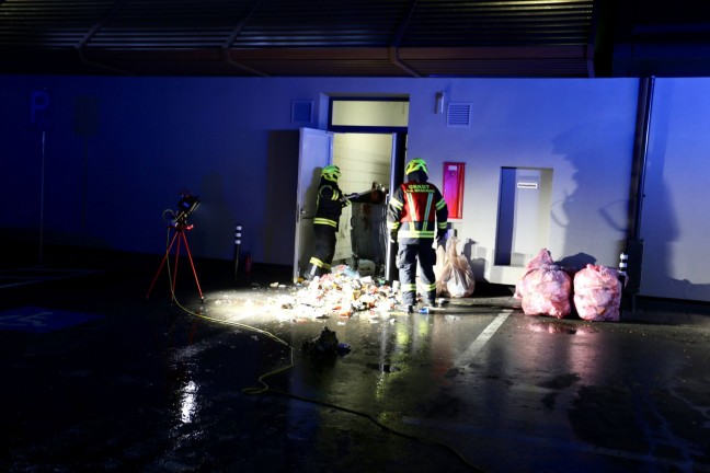 Brand im Müllraum eines Fast-Food-Restaurants in Braunau am Inn