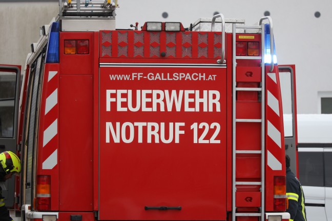 Drei Feuerwehren bei Zimmerbrand in einer Betreuungseinrichtung in Gallspach im Einsatz
