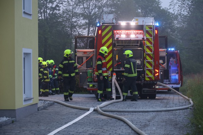 	Drei Feuerwehren bei Kellerbrand in einem Wohnhaus in Vorchdorf im Einsatz