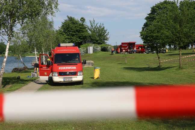	Reanimation: Person von Tauchern aus dem Ausee in Luftenberg an der Donau gerettet