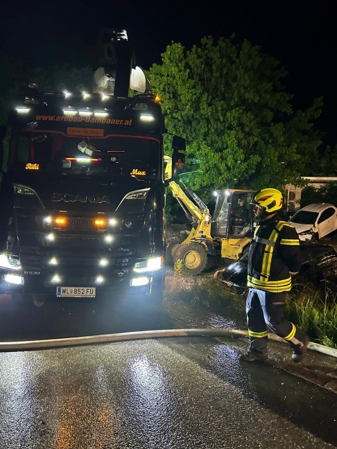 	Unwettereinsätze: Starkregen sorgt in Oberösterreich lokal für viele Einsätze der Feuerwehren