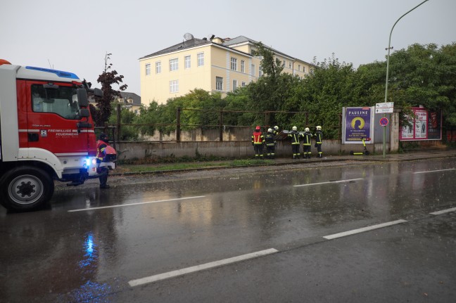 	Gewitter mit Sturmböen sorgte für einige Einsätze der Feuerwehren in Oberösterreich