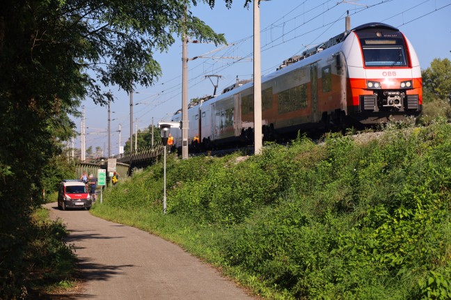 	"Mutprobe" löste offenbar größeren Einsatz auf der Pyhrnbahnstrecke zwischen Ansfelden und Traun aus