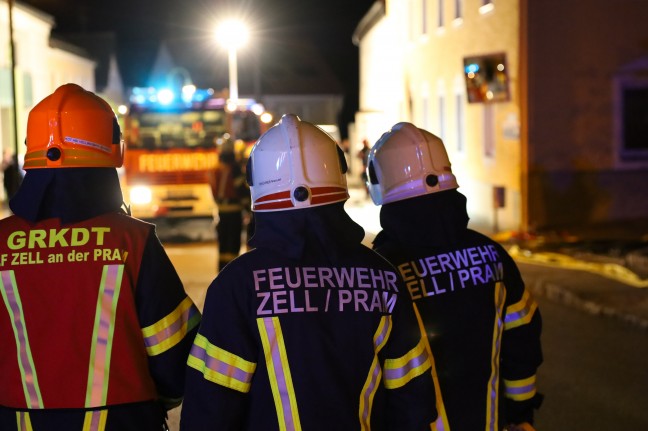 	Wohnungsbrand in einem Mehrparteienwohngebäude im Ortszentrum von Riedau