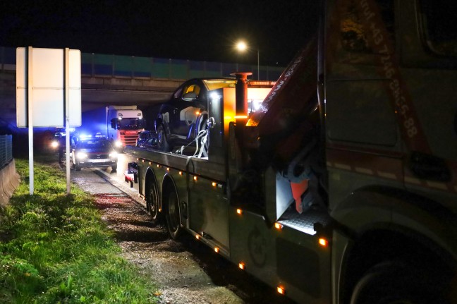 	Auffahrunfall auf der Pyhrnpass Straße bei Sattledt sorgte für Staus im Abendverkehr