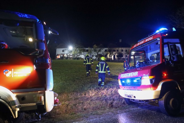 	Fünf Feuerwehren bei Brand auf einem Bauernhof in St. Martin im Mühlkreis im Einsatz