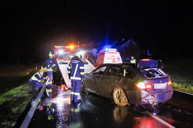 	Verkehrsunfall in Walding fordert eine verletzte Person