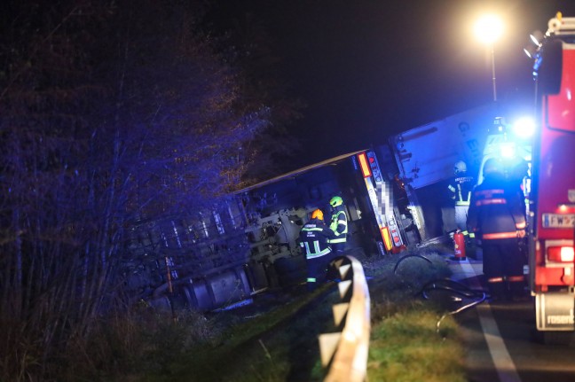 	Tödlicher LKW-Unfall auf Innviertler Straße bei Riedau