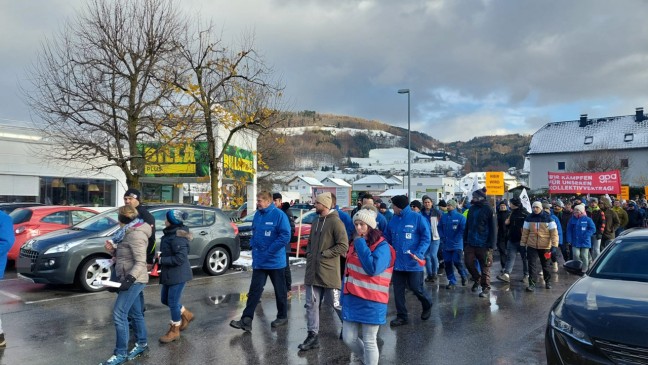 	Streiks zu den Metaller-Kollektivvertragsverhandlungen in Oberösterreich