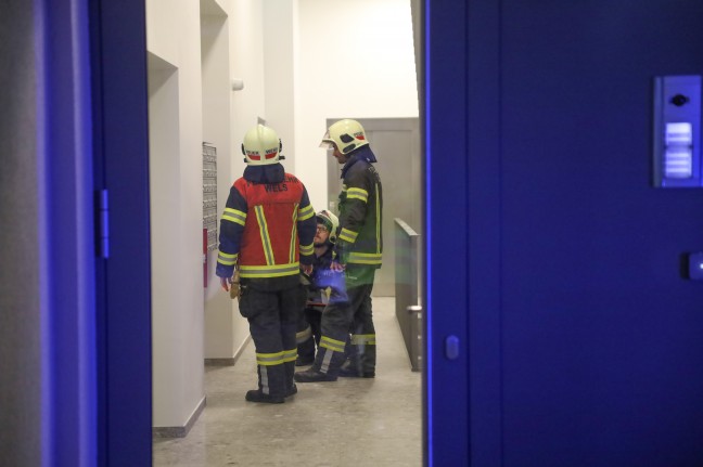 	Brandmelder in einer Tiefgarage in Wels-Innenstadt löste Alarm aus