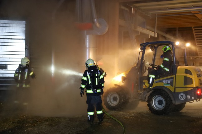 	Brand bei einer Heutrocknungsanlage eines Stallgebäudes in Hofkirchen an der Trattnach