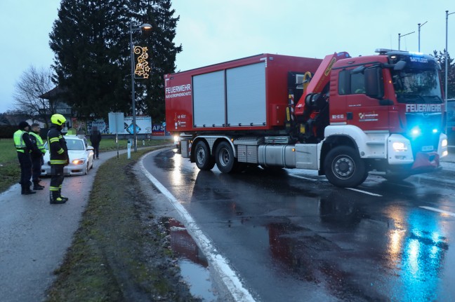 	Verkehrsunfall im Frühverkehr auf der Voralpenstraße in Sattledt