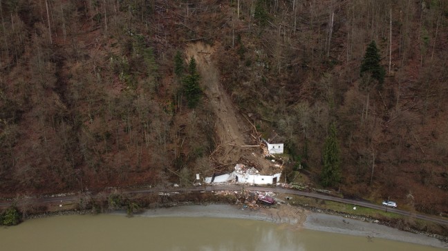 	Murenabgang: 500 Jahre altes Haus in Kirchberg ob der Donau von Mure völlig zerstört