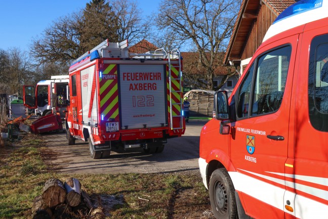	Vermeintlicher Brand eines landwirtschaftlichen Nebengebäudes in Kirchberg-Thening