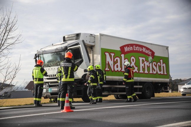 	Kleinbrand in einer LKW-Fahrerkabine sorgte für Einsatz zweier Feuerwehren in Marchtrenk
