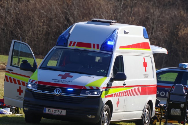 	Personenrettung: Schwerverletzter nach Forstunfall in Micheldorf in Oberösterreich