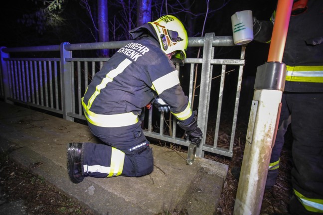 	Schaum in einem Bach in Marchtrenk löste Umwelteinsatz der Feuerwehr aus