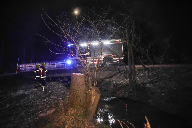 	Schaum in einem Bach in Marchtrenk löste Umwelteinsatz der Feuerwehr aus