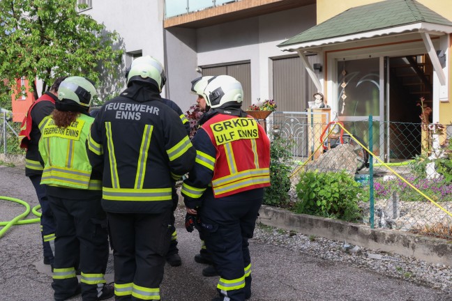 	Ein Todesopfer bei Kellerbrand in einem Wohngebäude in Enns