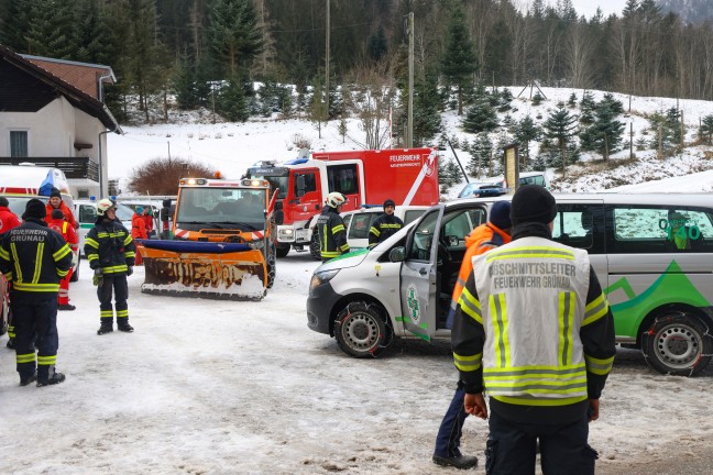 Grnau im Almtal: Groe Evakuierungsaktion nach Defekt einer Liftanlage im Skigebiet am Kasberg