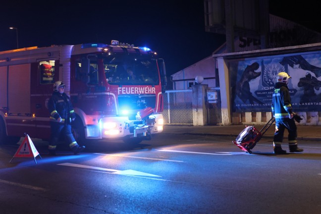 Brand in einer Sozialeinrichtung fr Asylwerberinnen und Asylwerber in Wels-Innenstadt