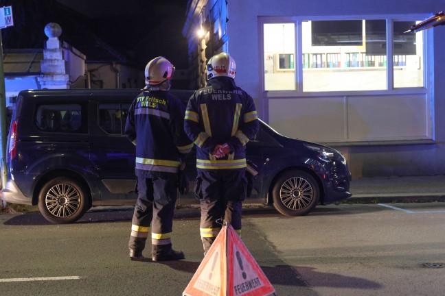 Brand in einer Sozialeinrichtung fr Asylwerberinnen und Asylwerber in Wels-Innenstadt