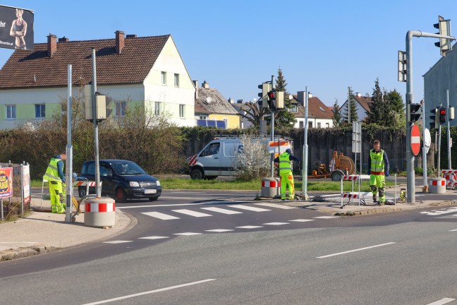Sanierung mehrerer groer Ampelanlagen an verkehrsintensiven Kreuzungen in Obersterreich gestartet