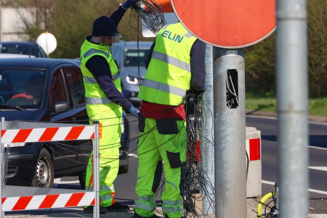Sanierung mehrerer groer Ampelanlagen an verkehrsintensiven Kreuzungen in Obersterreich gestartet