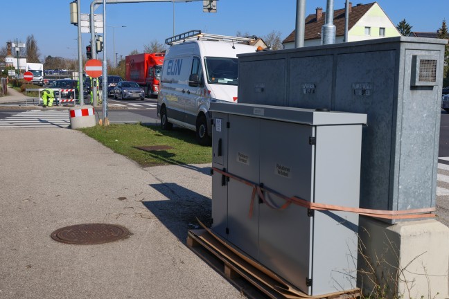 Sanierung mehrerer groer Ampelanlagen an verkehrsintensiven Kreuzungen in Obersterreich gestartet