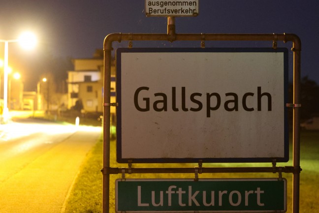 Sicherung durchgebrannt: Zwei Feuerwehren zu Brand in einem Wohnhaus in Gallspach alarmiert