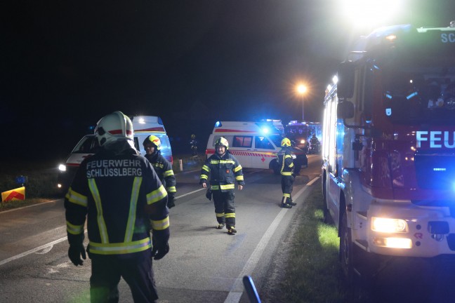 Schwer verletzt: Auto auf Gallspacher Straße bei Grieskirchen mehrfach überschlagen