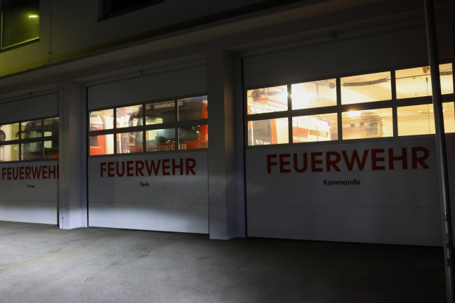 Feuerwehr untersttzte Fahndungsmanahmen der Polizei bei Kremsmnster mit Drohne