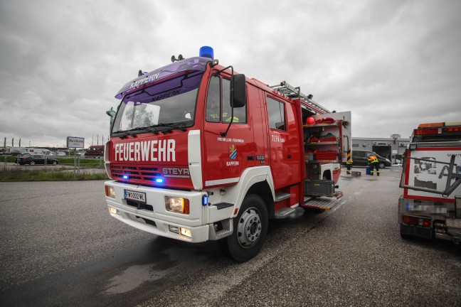 lspur ber einen Kilometer Lnge auf der Wiener Strae bei Marchtrenk