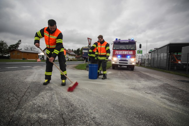 lspur ber einen Kilometer Lnge auf der Wiener Strae bei Marchtrenk