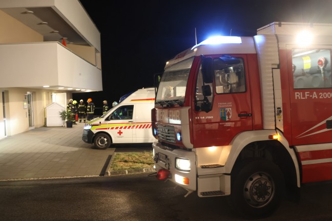 Brand einer Matratze in einer Betreuungseinrichtung in Pram fordert zwei Verletzte
