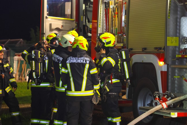 Brand im Hackschnitzellager eines Bauernhofes in Neukirchen am Walde