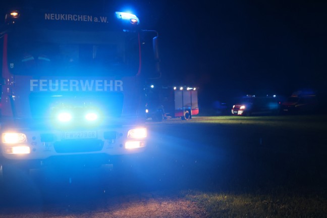 Brand im Hackschnitzellager eines Bauernhofes in Neukirchen am Walde