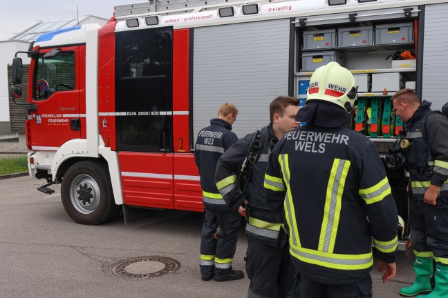 Chlorgasalarm in einem Hallenbad in Wels-Lichtenegg durch Stromausfall ausgelst