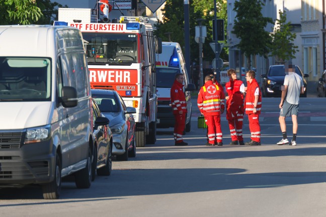 Brand eines PKW in einer Tiefgarage in Traun sorgt fr greren Einsatz dreier Feuerwehren