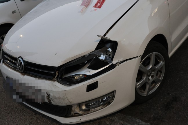 Kreuzungscrash auf sogenannter "Stiftskreuzung" an der Gmundener Strae in Lambach