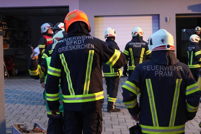 Ein Verletzter bei Brand in einem Gebude in Pram